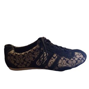Coach New York Remonna Sneaker Black Gray Size 8